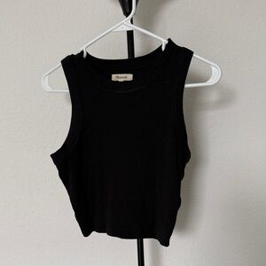 Madewell Black Sleeveless Tank Top